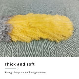 ICLEAN ไม้ปั่ดฝุ่นพลาสติก รุ่น DS-1625B ขนาด 10x10x62 ซม. สีเหลือง-เทา