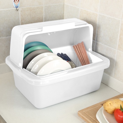 GOME ที่คว่ำจาน 43.5x57.5x43 ซม. GINA สีขาว