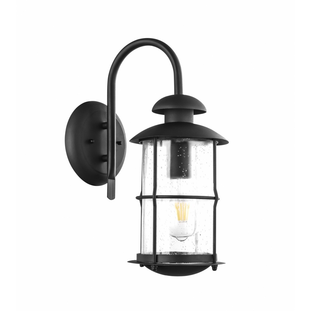 EILON โคมไฟ(กิ่ง)ติดผนัง Classic ขั้ว E27 ขนาด 28x17x41cm IP65 รุ่น Maemi MV243-WD สีดำ