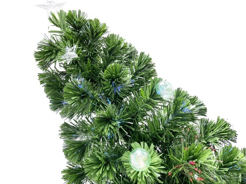 Tree’O ชุดต้นคริสต์มาส พร้อมไฟตกแต่งและของประดับ รุ่นCT008 ขนาด90×90×210 ซม. สีเขียว