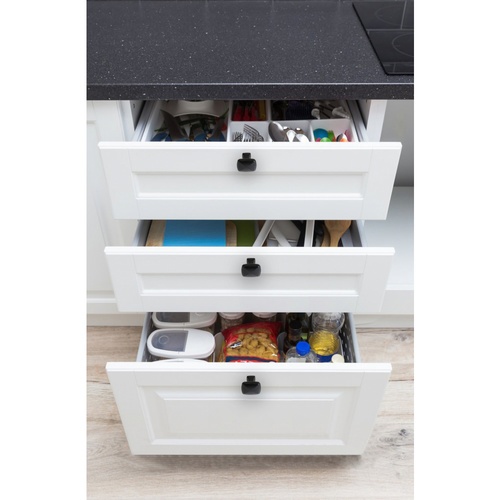 TORSTEN ปุ่มจับเฟอร์นิเจอร์ซิงค์อัลลอยด์ รุ่น6049-KI 30.5*30.5*24 มม. สีดำ