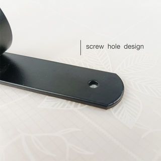 DELICATO ฉากรับชั้นเหล็ก รุ่นTJ-2005 ขนาด25x17x3ซม.  สีดำ