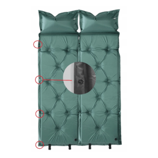 SUMMER SET ที่นอนพอง รุ่น Zone ขนาด 60X183X2.5CM สีเขียว