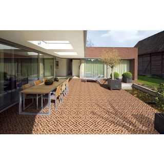 Marbella กระเบื้องเซรามิคปูพื้น 16x16 นิ้ว รุ่น คาลอส บราว Y3980 Matt (12P)