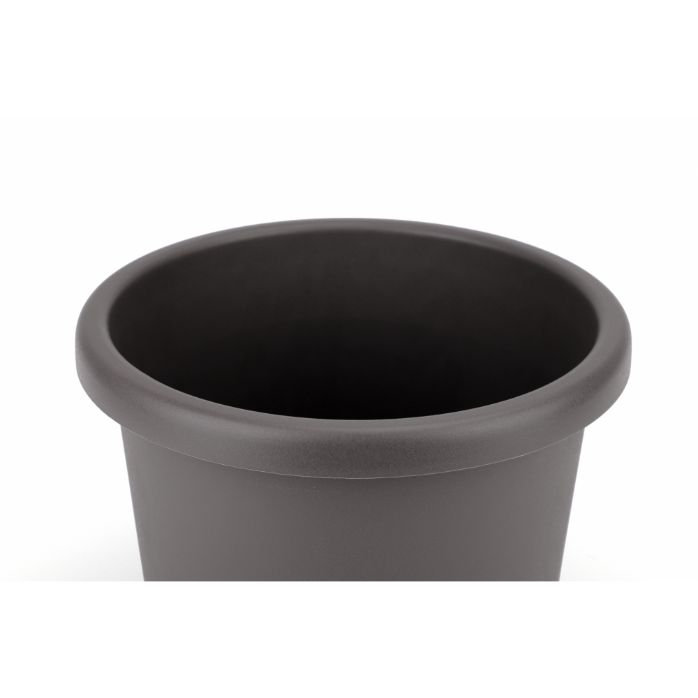 Tree  O กระถางต้นไม้ รุ่น 6PY007-GY ขนาด 27 x 27 x 18.5 ซม. (12นิ้ว) สีเทา