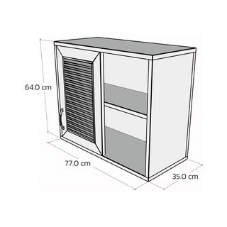 WT ตู้เข้ามุม  WT-777  สีสัก