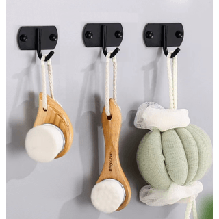 Iris ขอแขวนสเตนเลส 1 ขอ รุ่น slim PQS-7L01 สีดำแมท