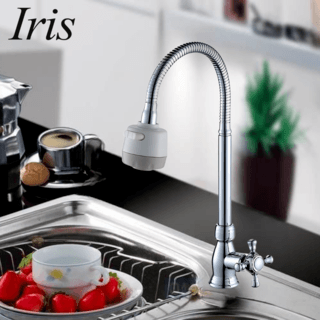 Iris ก๊อกอ่างล้างจานปรับระดับน้ำได้แบบติดเคาน์เตอร์  รุ่น โลก้า 707-9A
