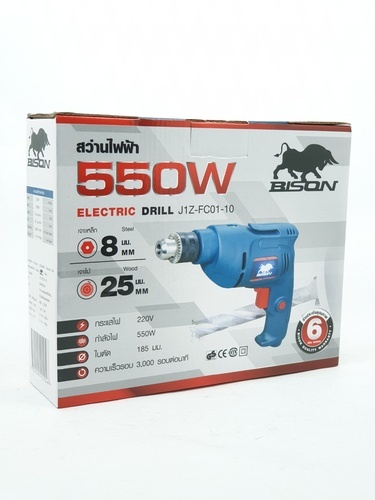 BISON สว่านไฟฟ้า 10 มม. 550W รุ่น J1Z-FC01-10