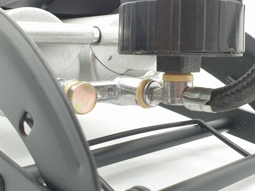 ที่สูบลมแบบเหยียบ กระบอกสูบคู่  รุ่น F959C ขนาดกระบอกสูบ 55mm x 120mm