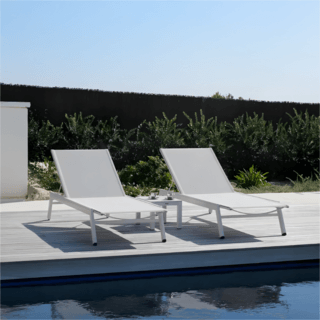 SUMMER SETเตียงริมสระ  KRADAN ขนาด 76x207x30 ซม. สีกากี