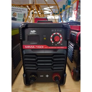 BISON ตู้เชื่อม IGBT รุ่น MMA-160I ดำ-แดง 160 แอมป์