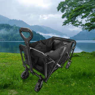 SUMMER SET รถเข็นแคมปิ้ง รุ่น Baka ขนาด 50X80X67-91CM สีดำ