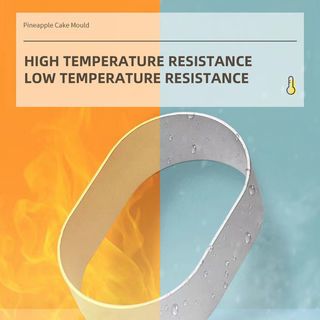 NIBIRU ชุดแม่พิมพ์ขนมรูปวงรี (10 ชิ้น)  6.40×4.20×2.30ซม. สีเงิน BERLANG