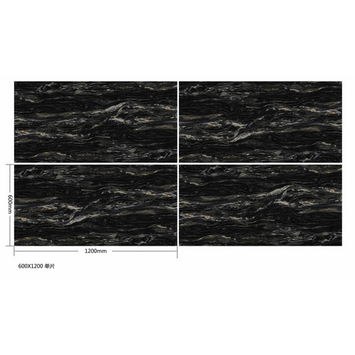 กระเบื้องพอร์ซเลน  60x120 ซม.  รุ่นเซียน่า DGD1260017 (2P/1.44 ตร.ม.) Hi-gloss  Random