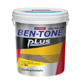 Beger สีรองพื้นปูนใหม่ เบนโทน E-1000 5กล. สูตรน้ำ สีขาว