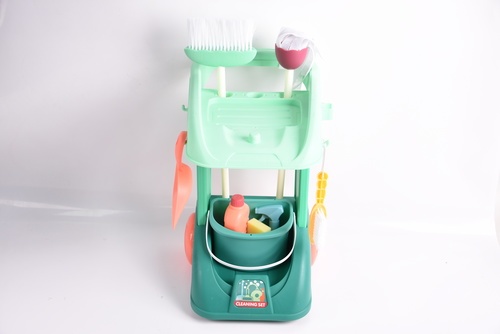 TOYS ของเล่นชุดรถเข็นชุดอุปกรณ์ทำความสะอาด#XG2-29B ขนาด(30x20x44ซม.)