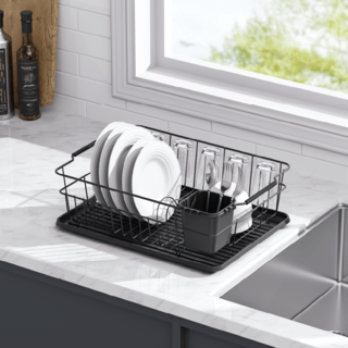 CLOSE ที่คว่ำจาน 45.4x32.3x14.3 ซม. GB-927-1 สีดำ