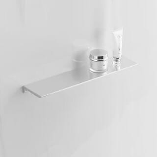 Nice ชั้นวางของติดผนังอลูมิเนียม รุ่น Angel-Silver ขนาด 10x60x2 ซม. สีเงิน