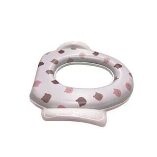 Primo Kids ฝารองนั่งเด็กพร้อมมือจับและแผ่นกันน้ำกระเด็น รุ่น Bear TS01B สีเบจ ลายหมี