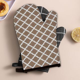 NIBIRU ถุงมือกันความร้อน IRINA สีน้ำตาล