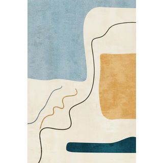 COZY พรมปูพื้นสไตล์นอร์ดิก รุ่น SAKAMA-01 ขนาด 90×150×0.6 ซม. สีเบจ