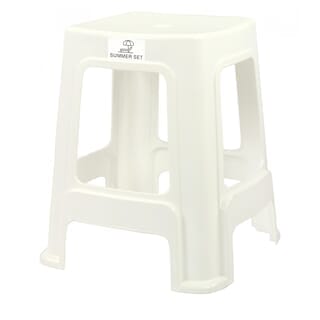 SUMMER SET เก้าอี้พลาสติก รุ่น นิวลุค FT-259/A ขนาด40x40x45 ซม.สีขาว 