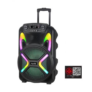 NUVIO ลำโพงปาร์ตี้ล้อลาก พร้อมไมค์โครโฟน ขนาด 15 นิ้ว รุ่น TF-B152 สีดำ