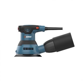 SENIX เครื่องขัดกระดาษทรายไฟฟ้า 125 มม. (วงกลม) 350Wรุ่น PSCE3.5-M-EU สีน้ำเงิน - ดำ