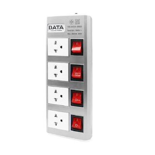 DATA ปลั๊กไฟ 4 ช่อง 4 สวิตซ์ 5 เมตร 16A 3600W