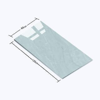 Marbella 60x120 ซม. กระเบื้องพอร์ซเลน รุ่น DKY612008 ไนท์ลี่เกรย์  (3P/2.15  Sqm) Gloss random