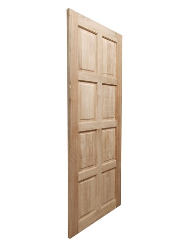 GREATWOOD ประตูไม้มะฮอกกานี บานทึบ 8ฟัก 80x200ซม.