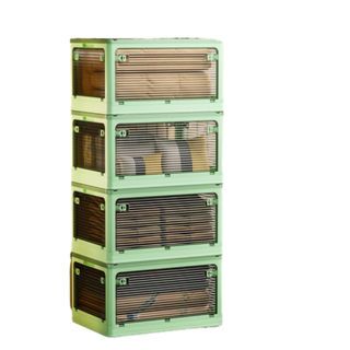 GOME กล่องเก็บของอเนกประสงค์ พับเก็บได้ รุ่น 9002-G ขนาด 60x42x33.5ซม. สีเขียว