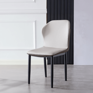 (1/2)PULITO เก้าอี้รับประทานอาหาร รุ่น LAMEE-01 ขนาด 42x43x83 ซม. สีเทาอ่อน