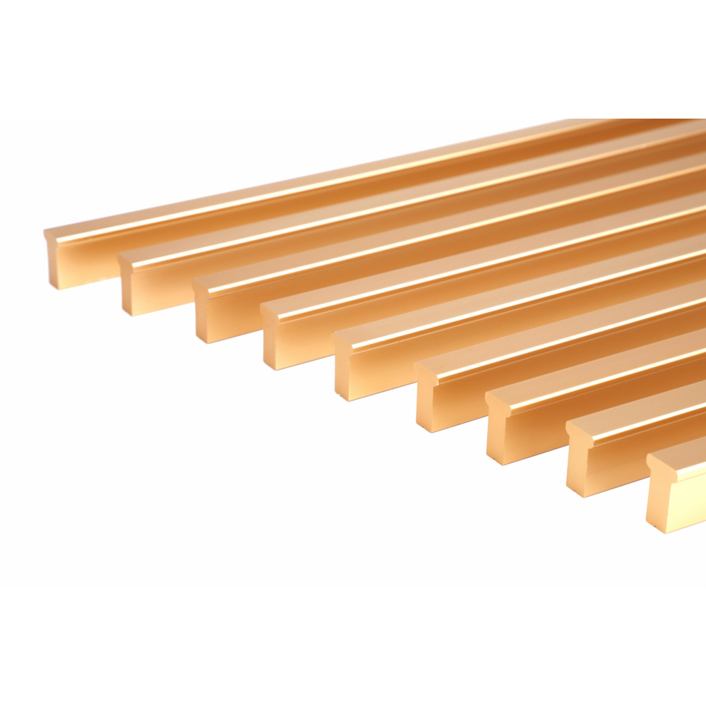 TORSTEN มือจับเฟอร์นิเจอร์อลูมิเนียมอัลลอยด์ 12x244x20 มม. รุ่น OKL004-05-G สีทอง