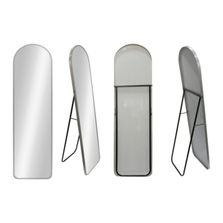 Nice กระจกมีกรอบอะลูมิเนียมตั้งพื้น รุ่น โอลีเวีย-ซิลเวอร์ ขนาด 40x150 ซม. สีเงิน