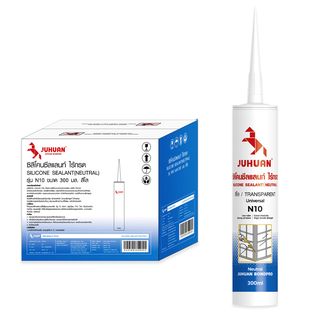 JUHUAN ซิลิโคน ซีลแลนท์ ไร้กรด N10 300 มล. สีใส