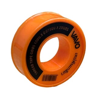 VAVO เทปพันเกลียว 12มม.x0.075มม.x20ม. รุ่น SuperSaveG_005 สีขาว