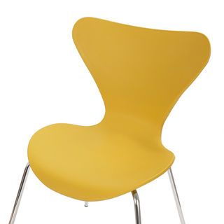 PULITO เก้าอี้พลาสติก รุ่น CURVEY-02 ขนาด 50x52x81 ซม. สีเหลือง