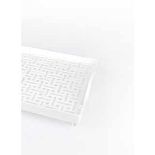 GOME ถาดเสิร์ฟอาหารพลาสติก 24x40x7.5 ซม. PRO KITCH 04 สีขาว