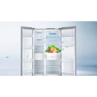 TCL ตู้เย็น Side by Side 17.8 คิว RT50MPSBG  สี Galaxy Gray