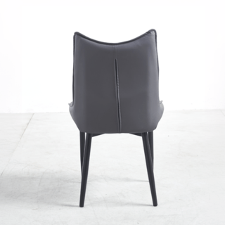 (1/2)PULITO  เก้าอี้รับประทานอาหาร รุ่่น DESTA-GY ขนาด 55x50x89 ซม. สีเทาเข้ม