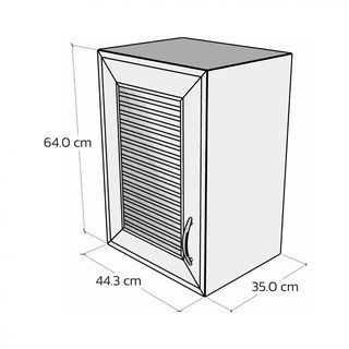 WT ตู้ลอยเดี่ยว  WT-777 สีสัก