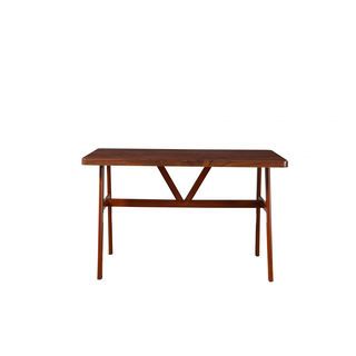 DELICATO โต๊ะอาหารรอนนี่ ขนาด 120x70x75 ซม. ลายไม้ (1/2)