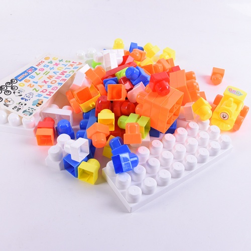 TOYS ชุดตัวต่อรถไฟ 80ชิ้น #6680 (25x18.5x28ซม.)