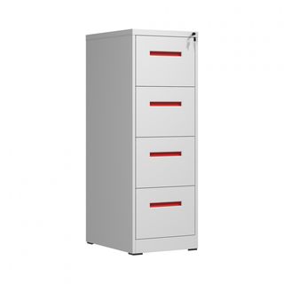 SMITH  ตู้เก็บเอกสารลิ้นชัก รุ่น Artie ขนาด 46x63x113.1 cm. สีขาวเทา