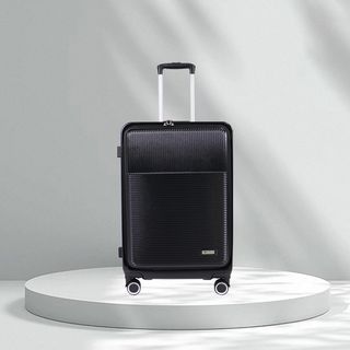 WETZLARS กระเป๋าเดินทาง ขนาด 28 นิ้ว พร้อมช่องใส่ของด้านหน้า รุ่น Spring-01 ขนาด 29x51x70 ซม. สีดำ