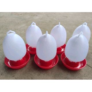 MR ถังน้ำไก่ ขนาด 8 ลิตร สีแดง