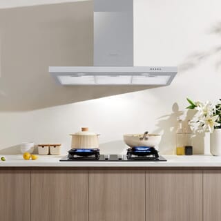 KOCH KITCHEN เครื่องดูดควันติดผนัง 90 ซม. TITAN สีเงิน
