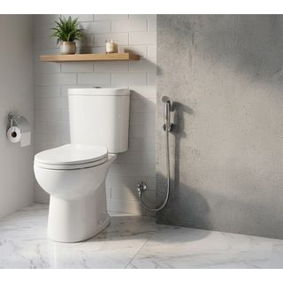 Verno สุขภัณฑ์สองชิ้นแบบกดบน รุ่น จีโอพลัส VN-629N